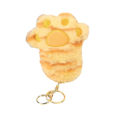 4PCS Cartoon Three-dimensional Plush Bear Paw Pendant Candy