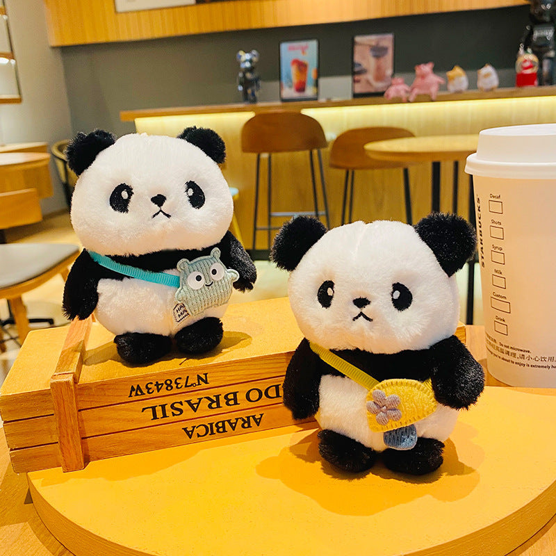 Creative Cute Plush Panda Doll Ornament Keychain