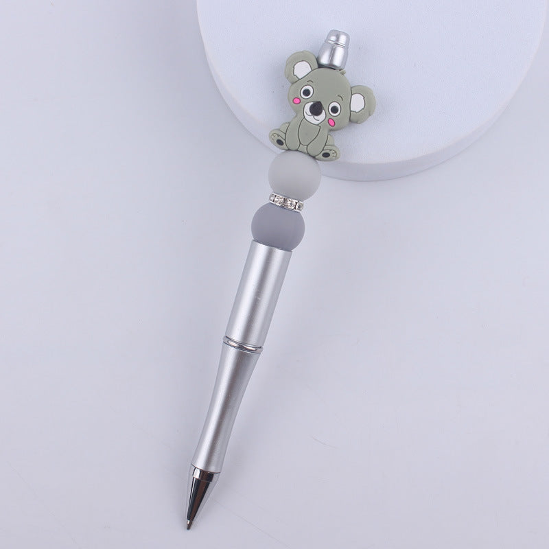 Cartoon Animal Silicone Handmade Beadable Pens