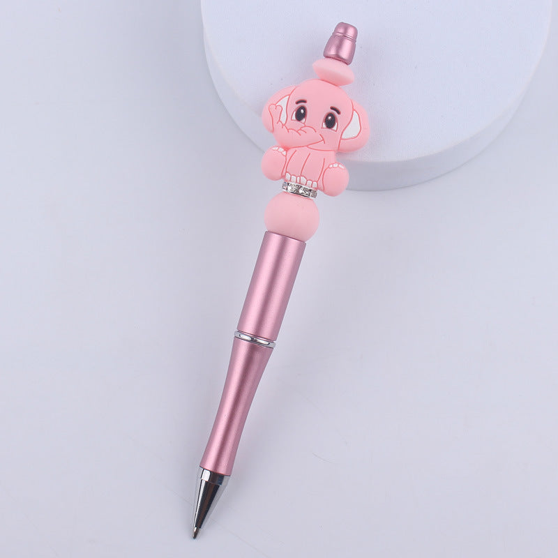 Cartoon Animal Silicone Handmade Beadable Pens