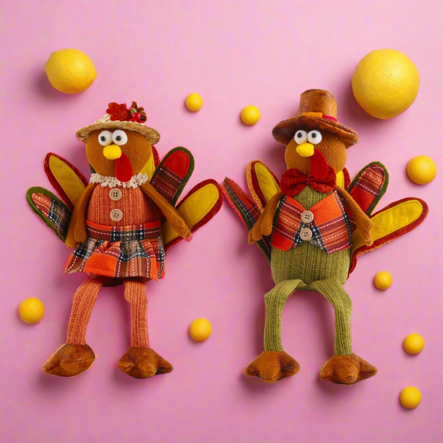 Thanksgiving Decorative Turkey Ornaments