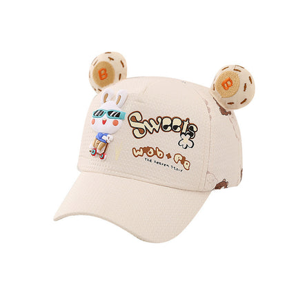 Sweet Glasses Bunny Ears Sun Hat