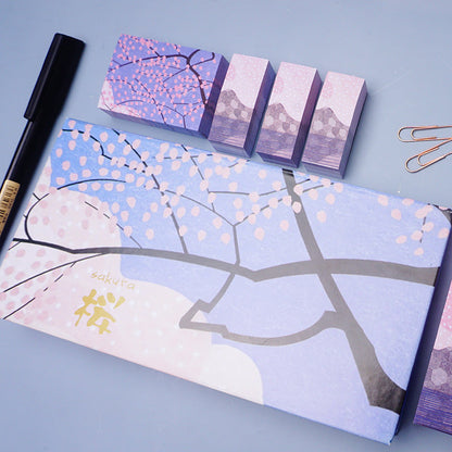 Boxed Chinese Style Paper Sticky Notes
