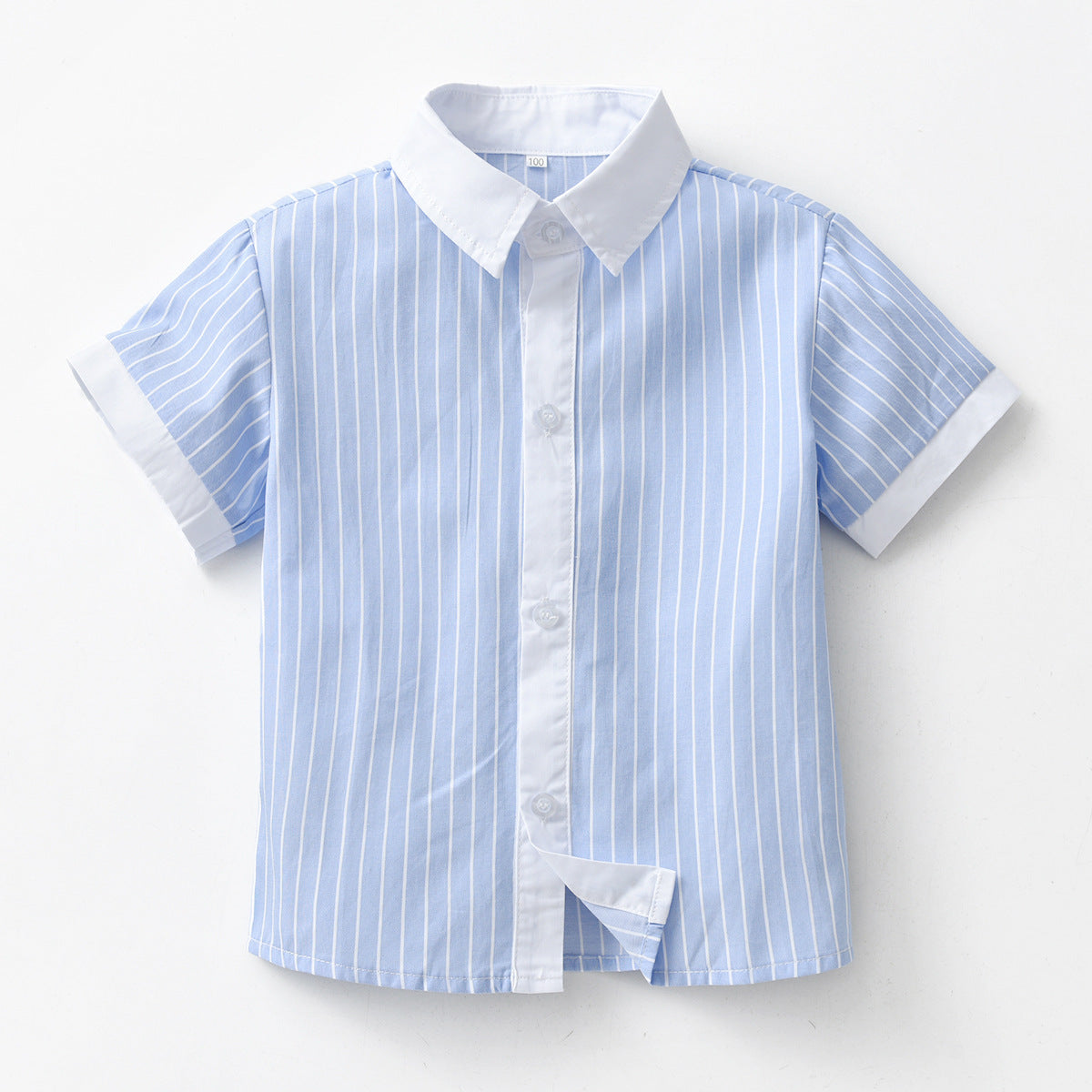 Children's Cotton Shirt and Suspender Four Piece Set