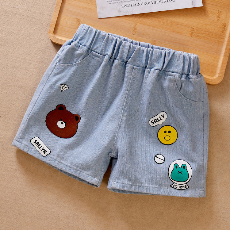 Cotton Girls Denim Shorts