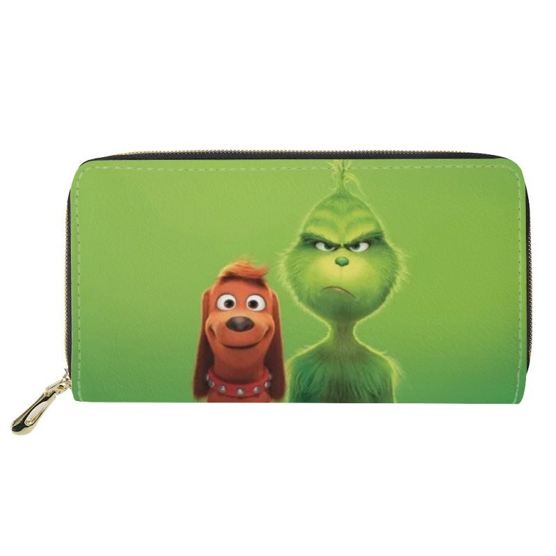 Christmas PU Printed Multifunctional Student Stationery Bags