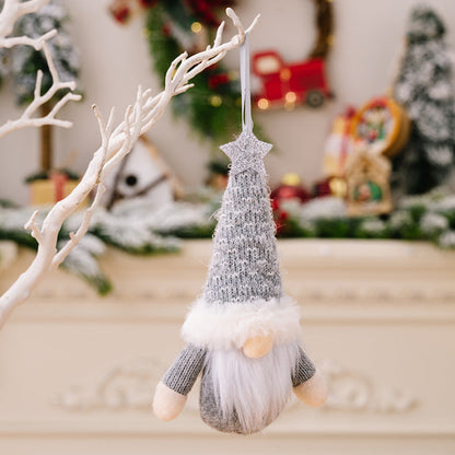 Polyester New Christmas Faceless Doll Doll Elderly Decoration