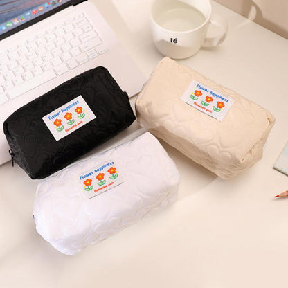 Cute Little Flower Love Pillows, Cotton Cloth Pen Bags