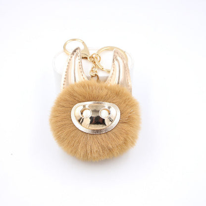 Shiny Cute Pig Plush Ball Bag Accessories Pendant