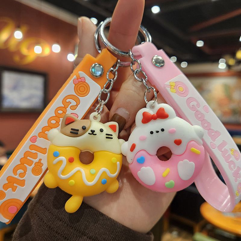 Cartoon PVC Soft Keychains Cute Keychain
