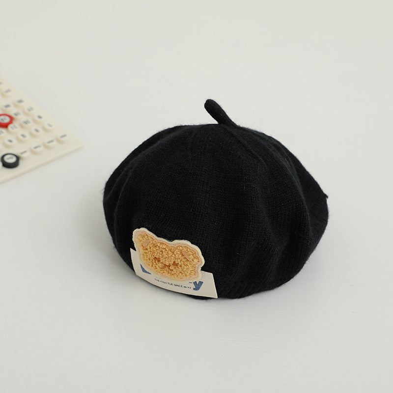 Wholesale Children's Woolen Bear Beret