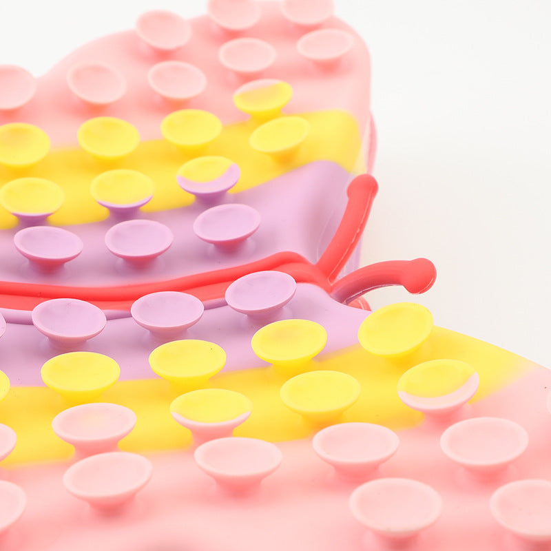 Silicone Butterfly Satchel Pressure Reducing Toys