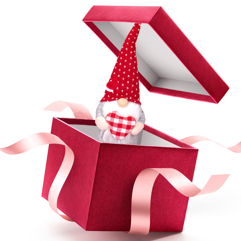 Valentine's Day Love Fabric Figurine Ornaments