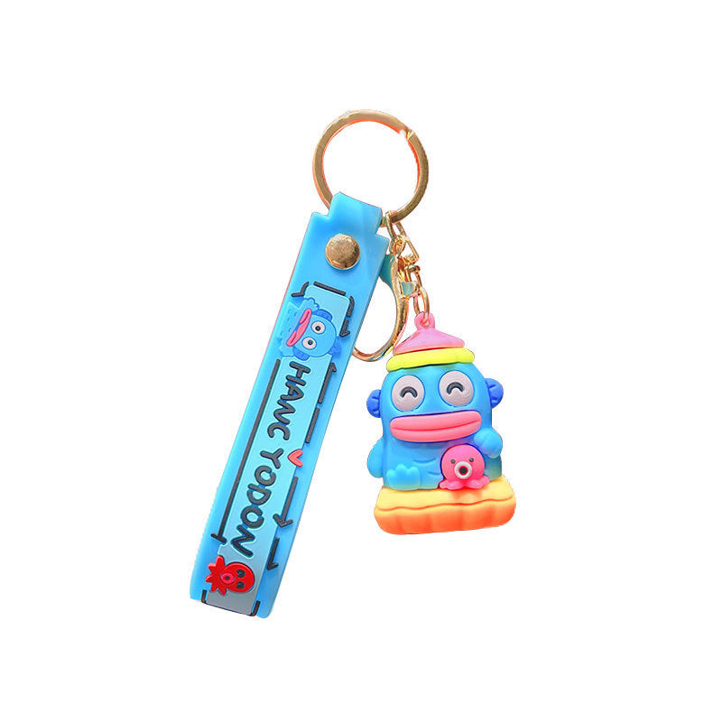 Cartoon Fish Silicone Keychain Cute Keychain