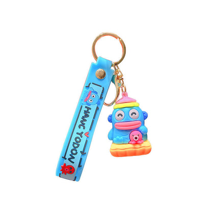 Cartoon Fish Silicone Keychain Cute Keychain