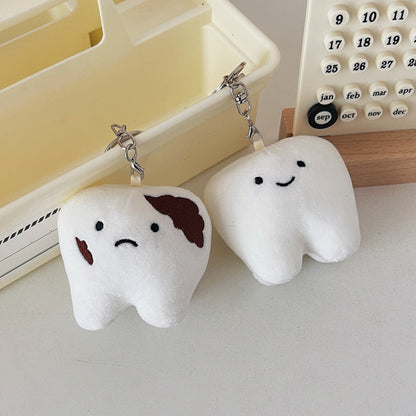 Tooth Doll Plush Keychain