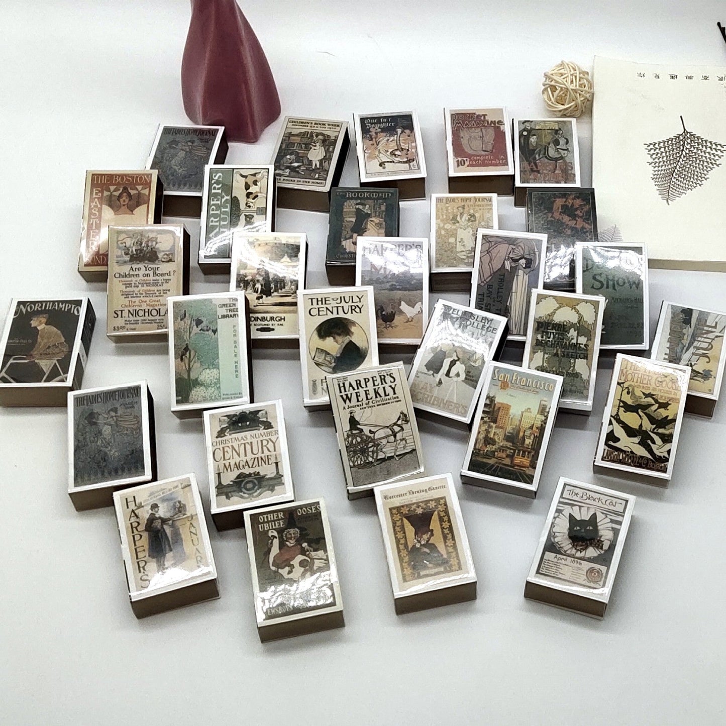 of Paper Retro Matchbox Notebooks