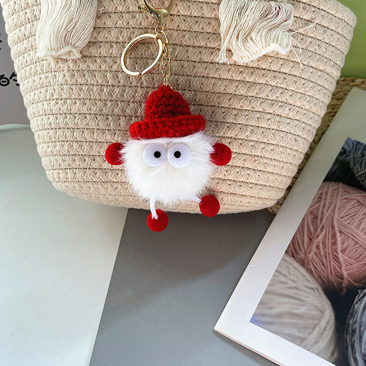 cute cute little briquettes plush doll doll keychain