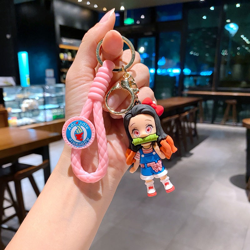 Cartoon Anime PVC Soft Keychain Creative Keychain