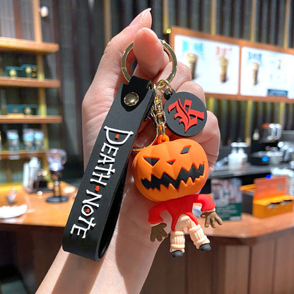 Halloween Pumpkin Man Skull Cartoon Creative Keychain