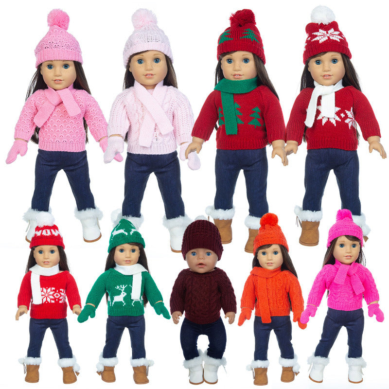 Wholesale 43cm American Girl 18 Inch Doll Christmas Sweater
