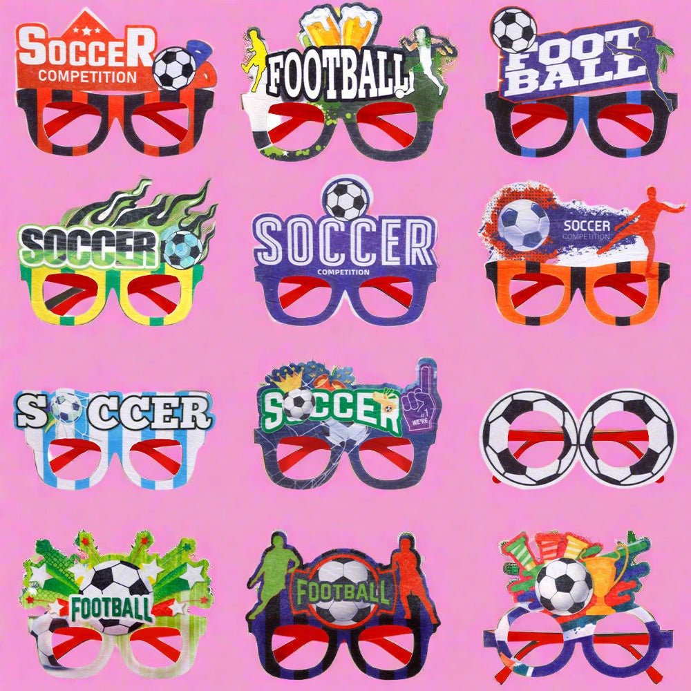 Football Theme Party Plastic Glasses
