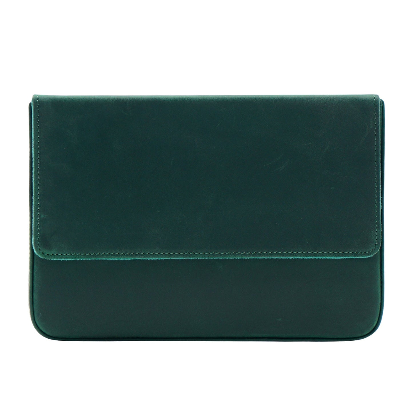 Handmade Magnetic Drawer-style Crazy Horse Leather Pencil Case