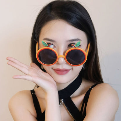 Wholesale ABS Birthday Party Orange Glasses