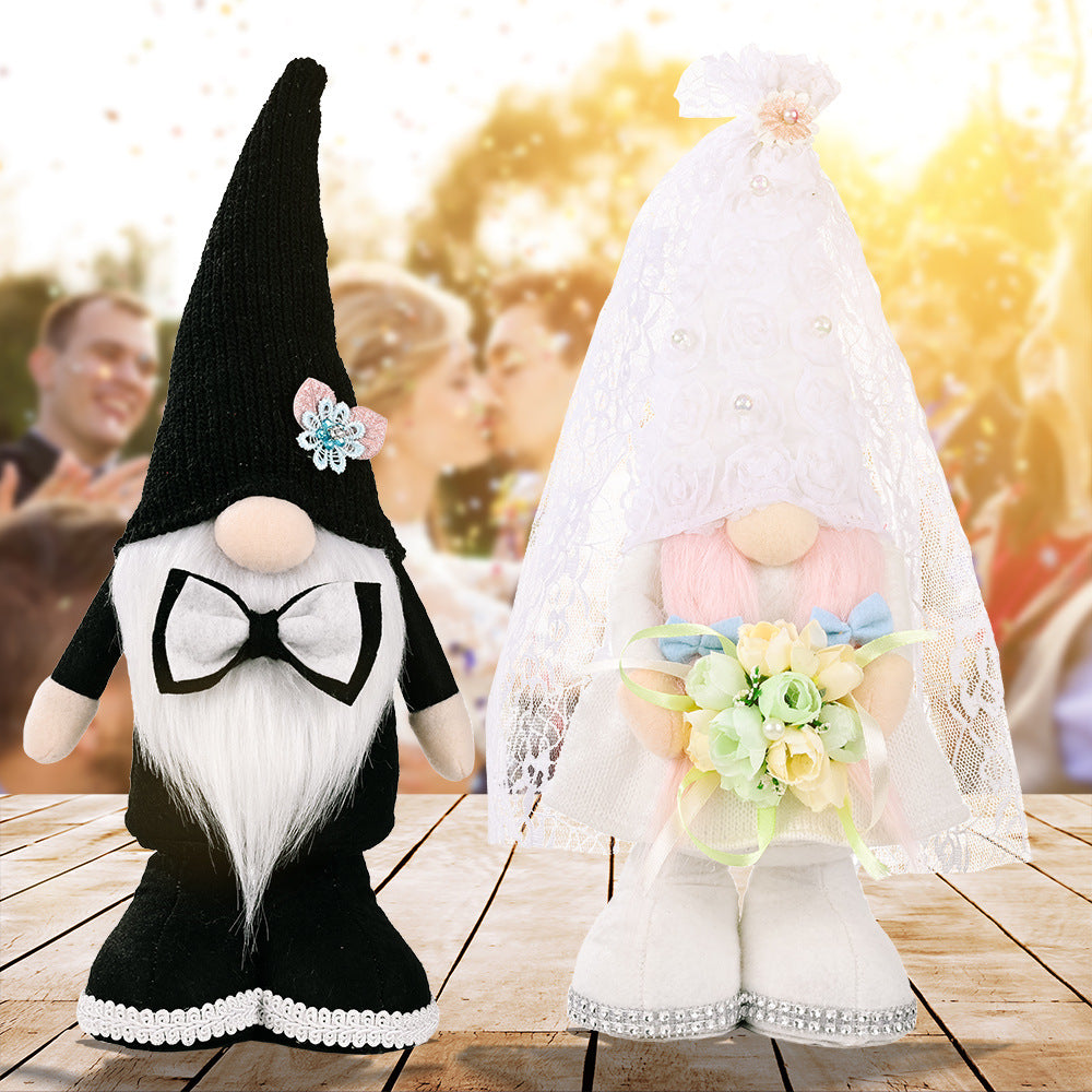 Non-woven Bouquet Doll Ornaments