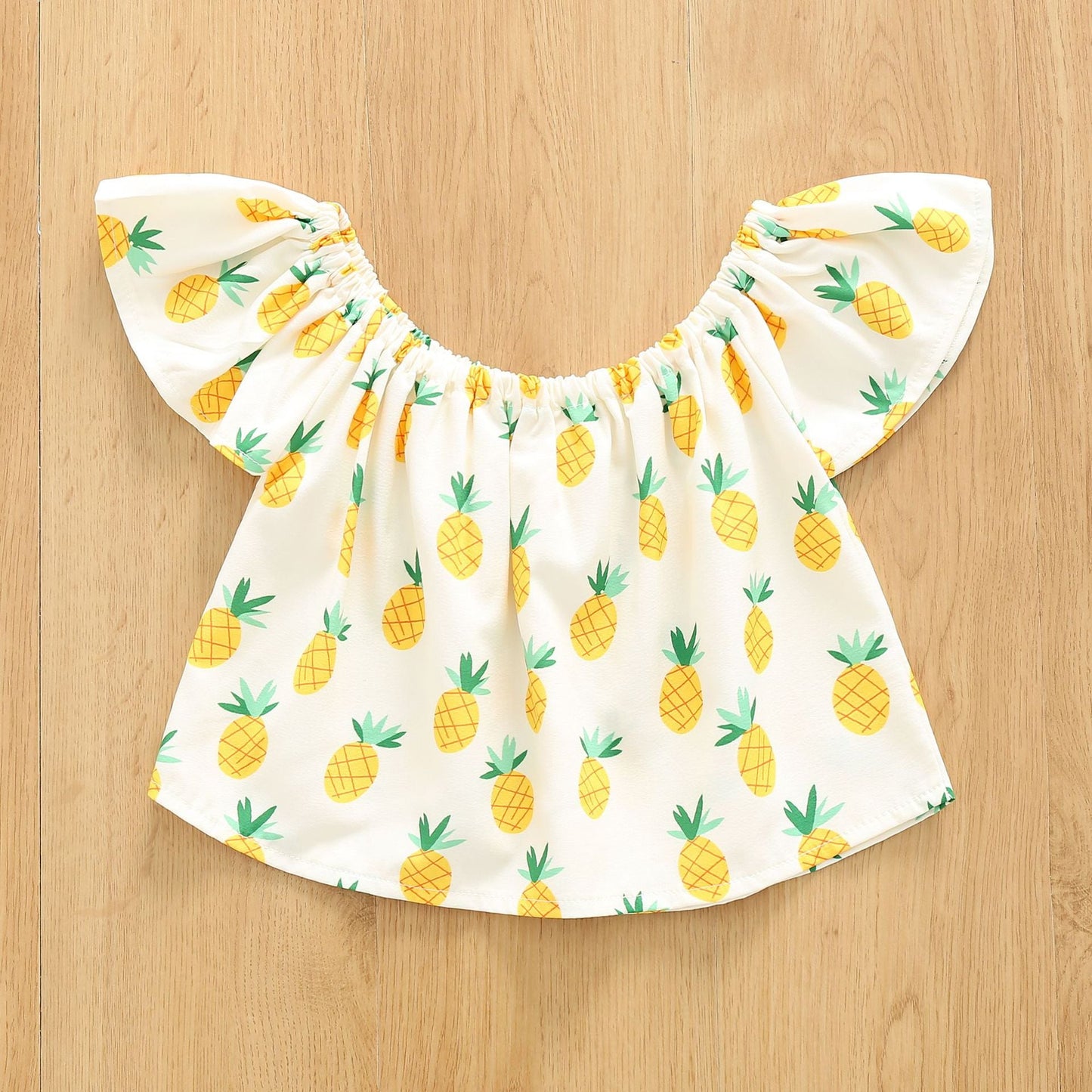 Girls Summer Printed Cotton Baby Clothes Set of Two