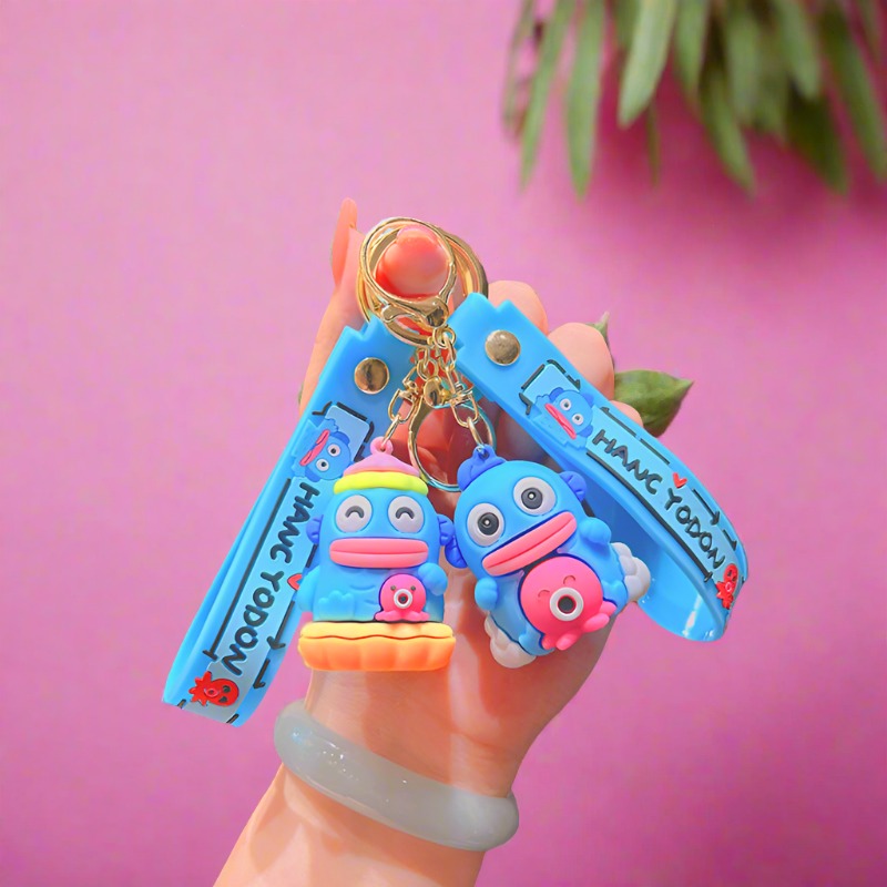 Cartoon Fish Silicone Keychain Cute Keychain