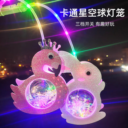 Wholesale Cartoon Flash Handheld Starry Sky Ball Non-woven Lantern