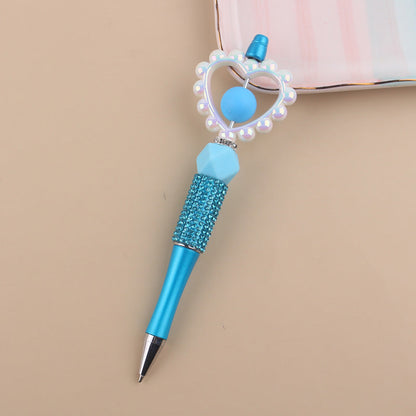 Beaded Pens Love Beaded Silicone Water Diamond Beaded