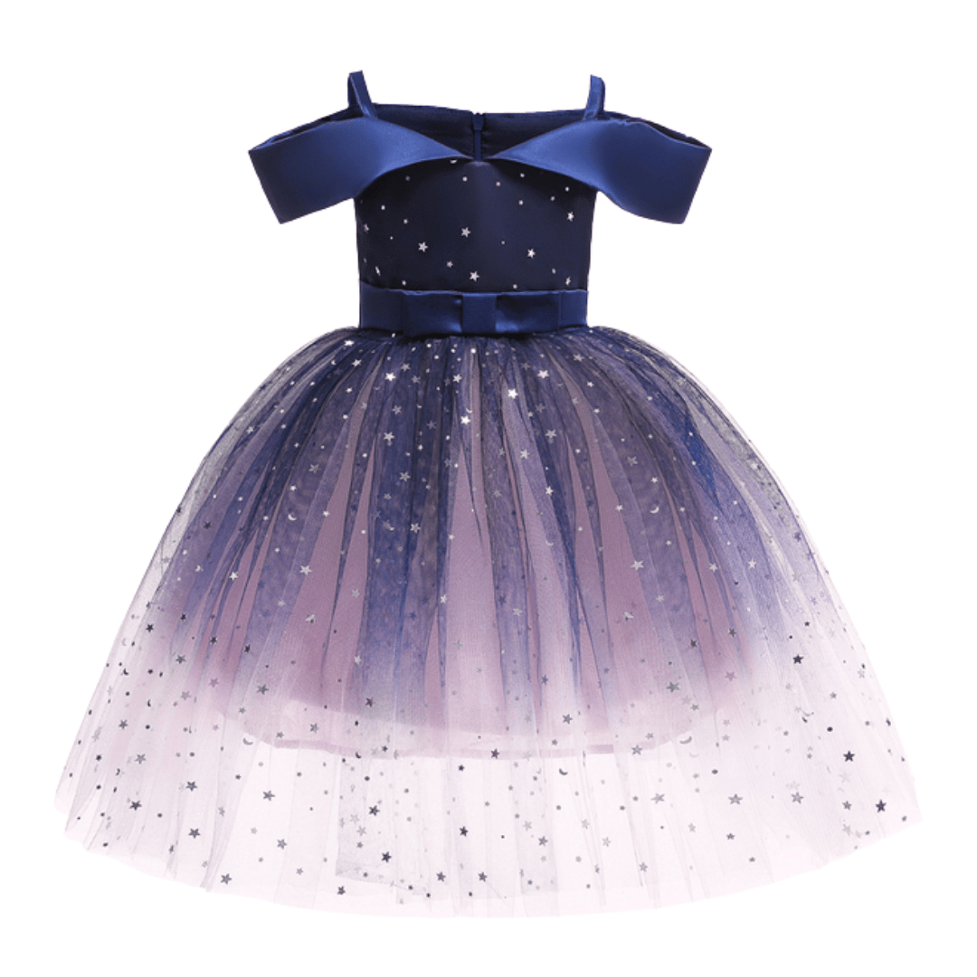 Off Shoulder Top Starry Princess Dress