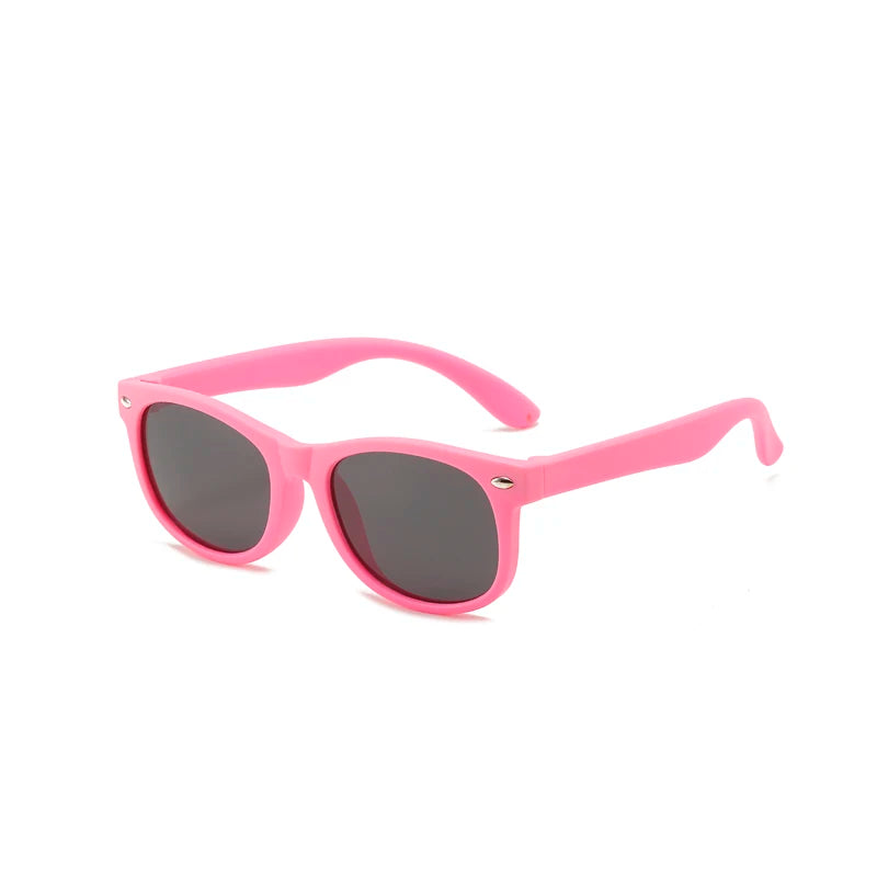 Polarized Kids Sunglasses TR90 Silicone Gel Frame
