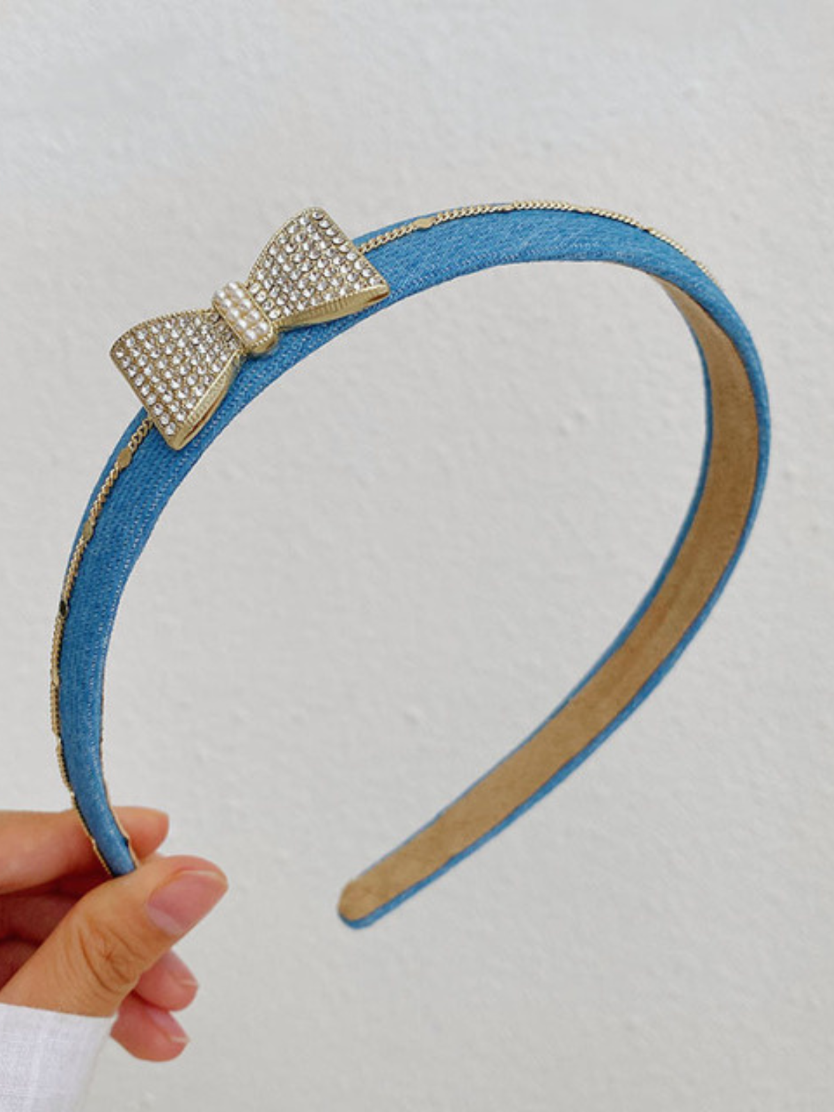 Razzle and Dazzle Denim Headband