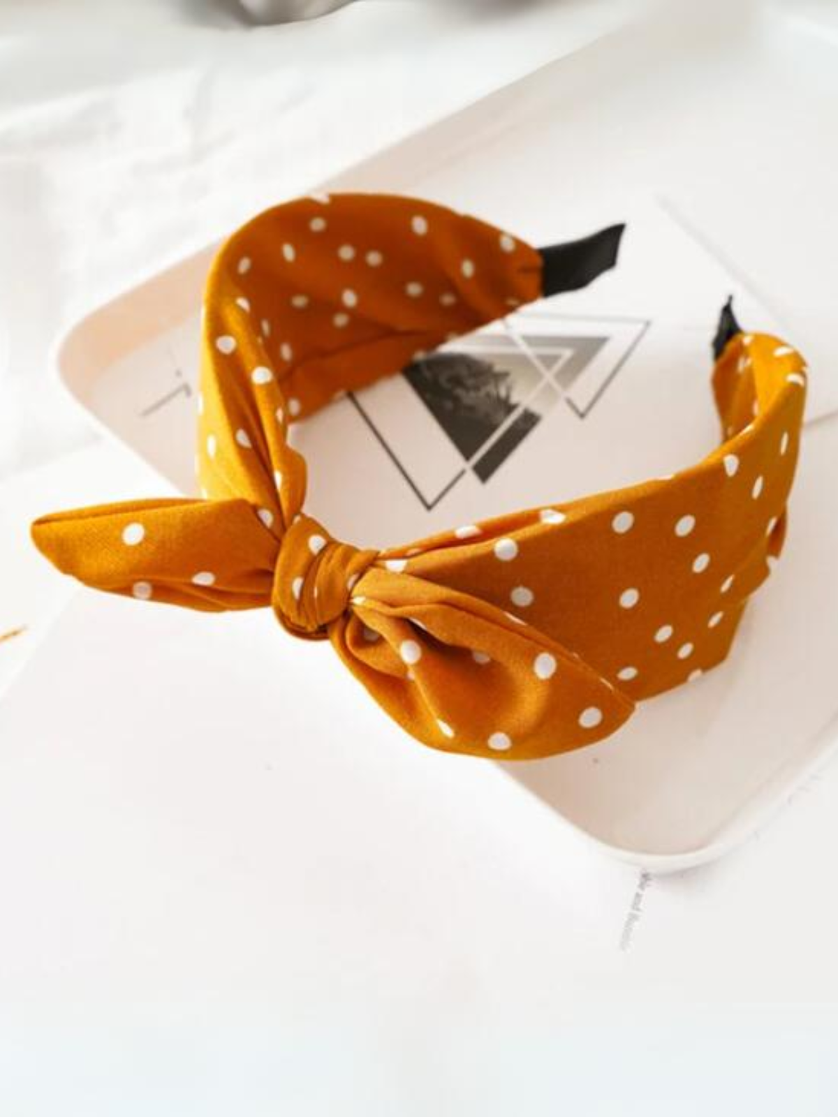 Little Miss Sass Red Polka Dot Headband