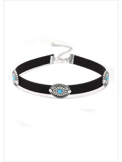 Hippie-Chic Western Choker Necklace