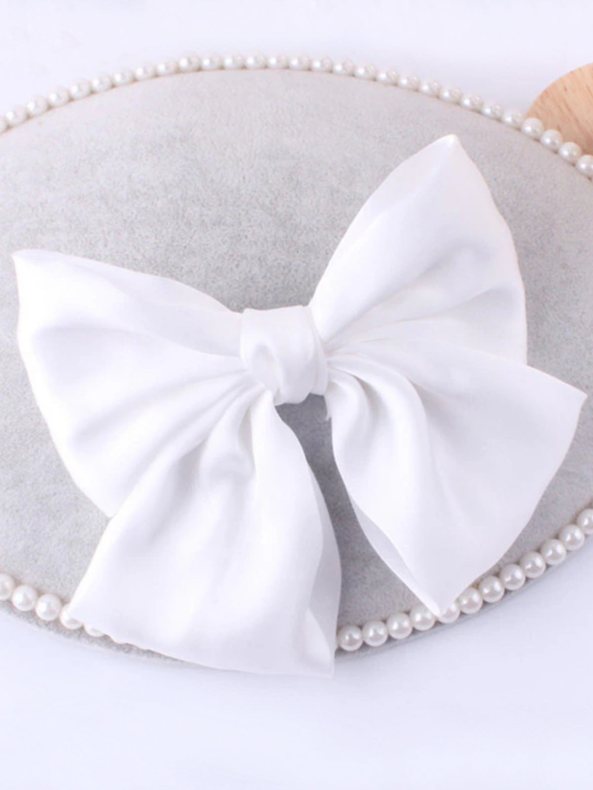 She's Sophisticated Satin Hair Bow