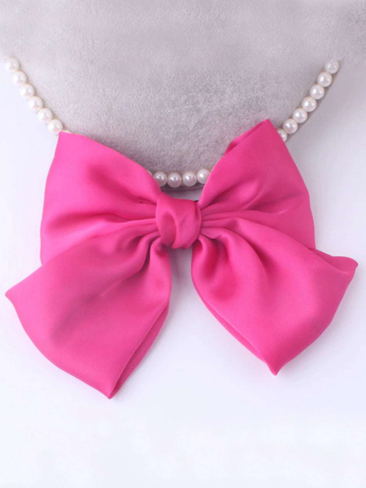 She's Sophisticated Satin Hair Bow
