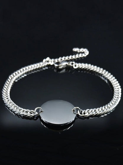 Daddy's Little Girl Stainless Steel Chain Bracelet
