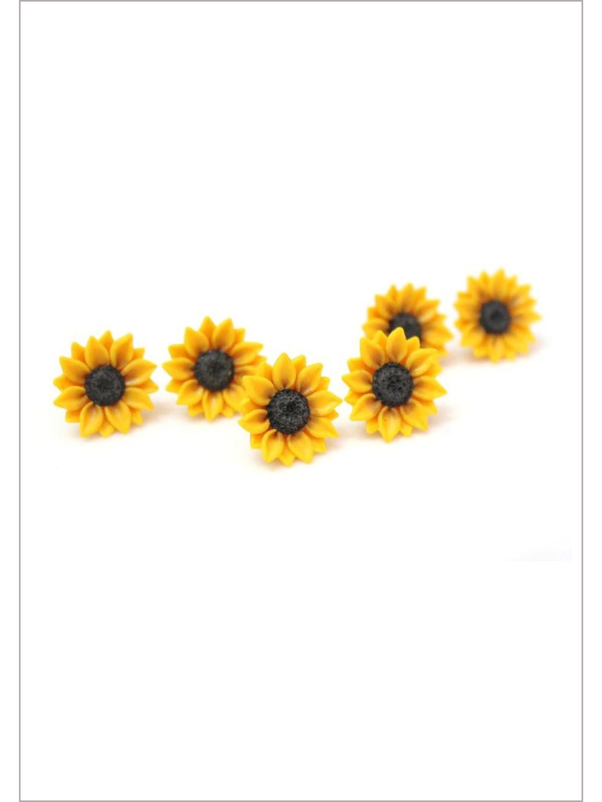 My Only Sunshine Sunflower Stud Earrings