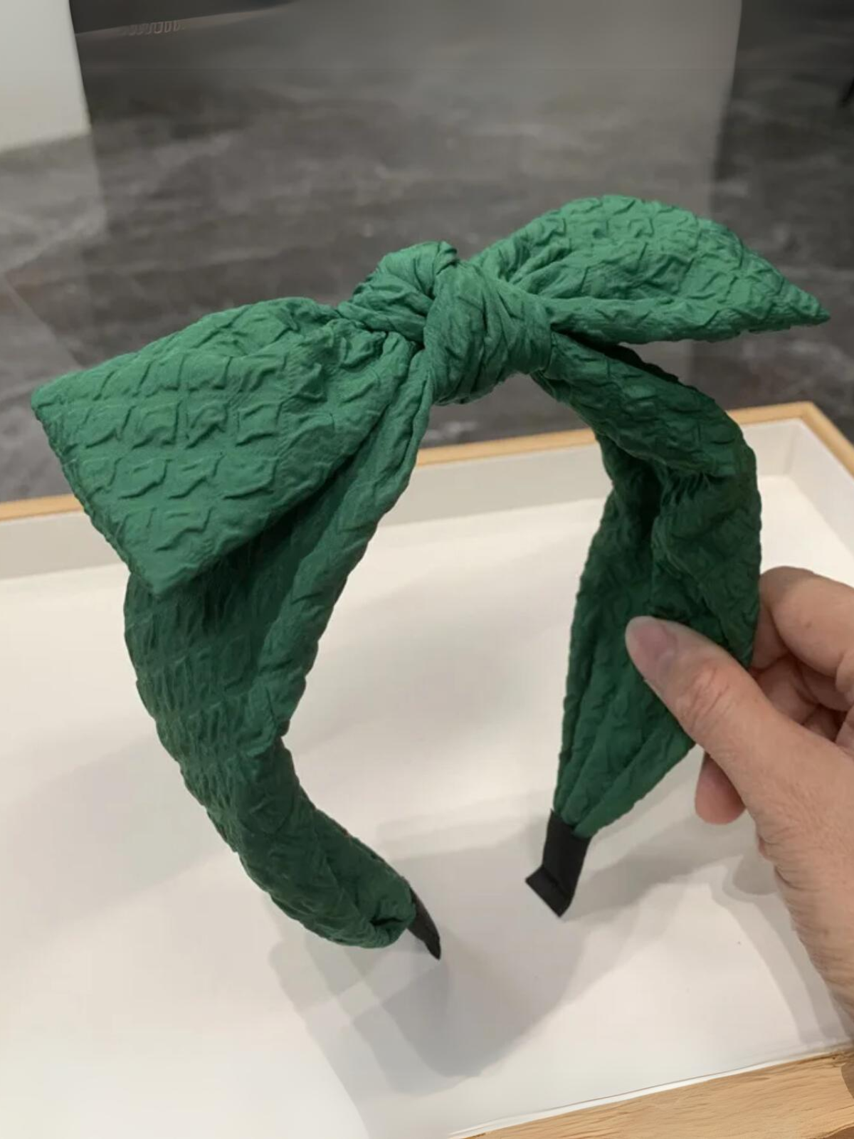 Locks In Luxe Quilted Bowknot Headband
