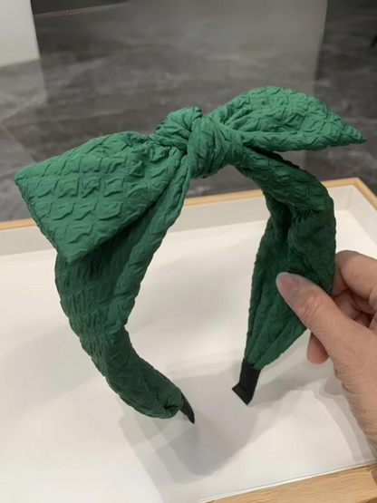 Locks In Luxe Quilted Bowknot Headband