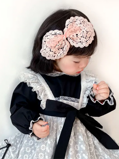 Vintage Vibe Crochet Bow Headband