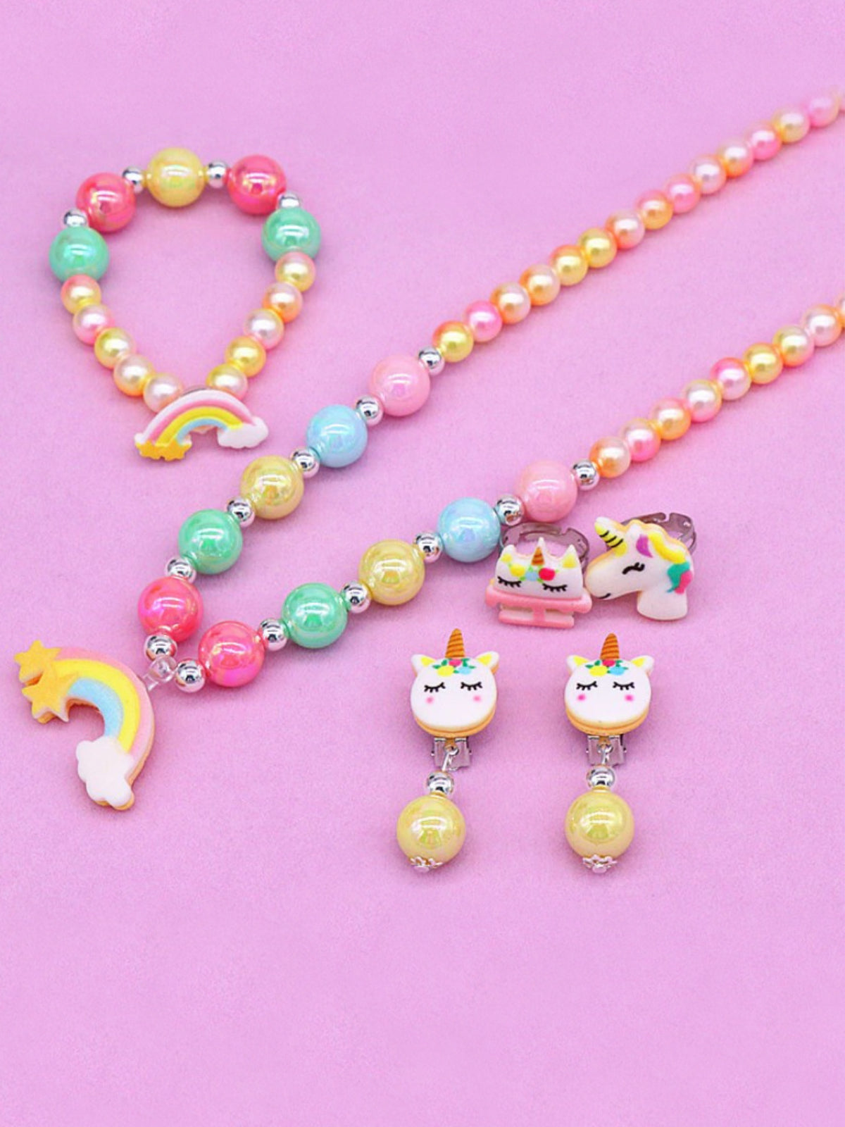 Simply Magic Unicorn Pearl Jewelry 6-Piece Set