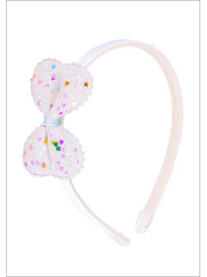 Dazzle Me Glitter Bow Headband
