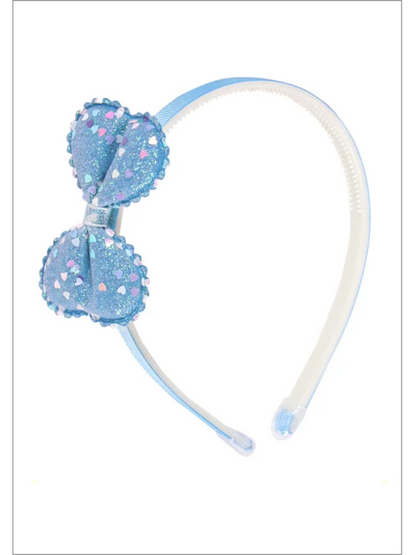 Dazzle Me Glitter Bow Headband