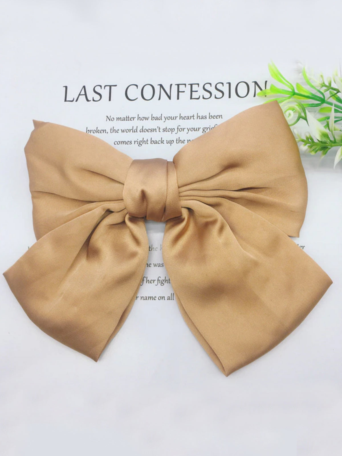 She's Sophisticated Satin Hair Bow