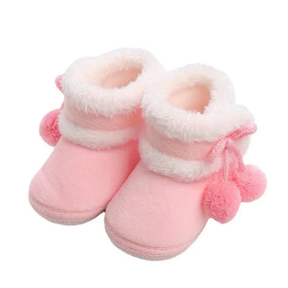 Newborn Baby First Walkers - Soft Anti-slip Crib Shoes